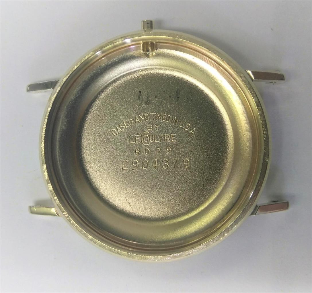 Vintage 14k JAEGER-LeCOULTRE Winding Watch 6009* 1960s Cal 830/CW* SERVICED - 9