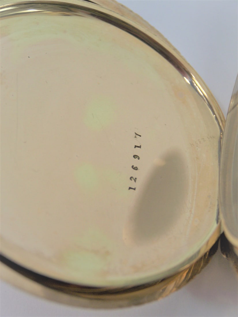 Antique Solid & Heavy 14K Gold E.HOWARD & Co BOSTON watch c.1900 HAND ENGRAVED - 13