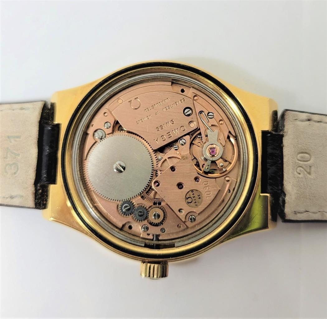 Vintage 18k GP OMEGA Winding Watch c.1970s Cal 1030* Re-Cased* EXLNT* SERVICED - 5