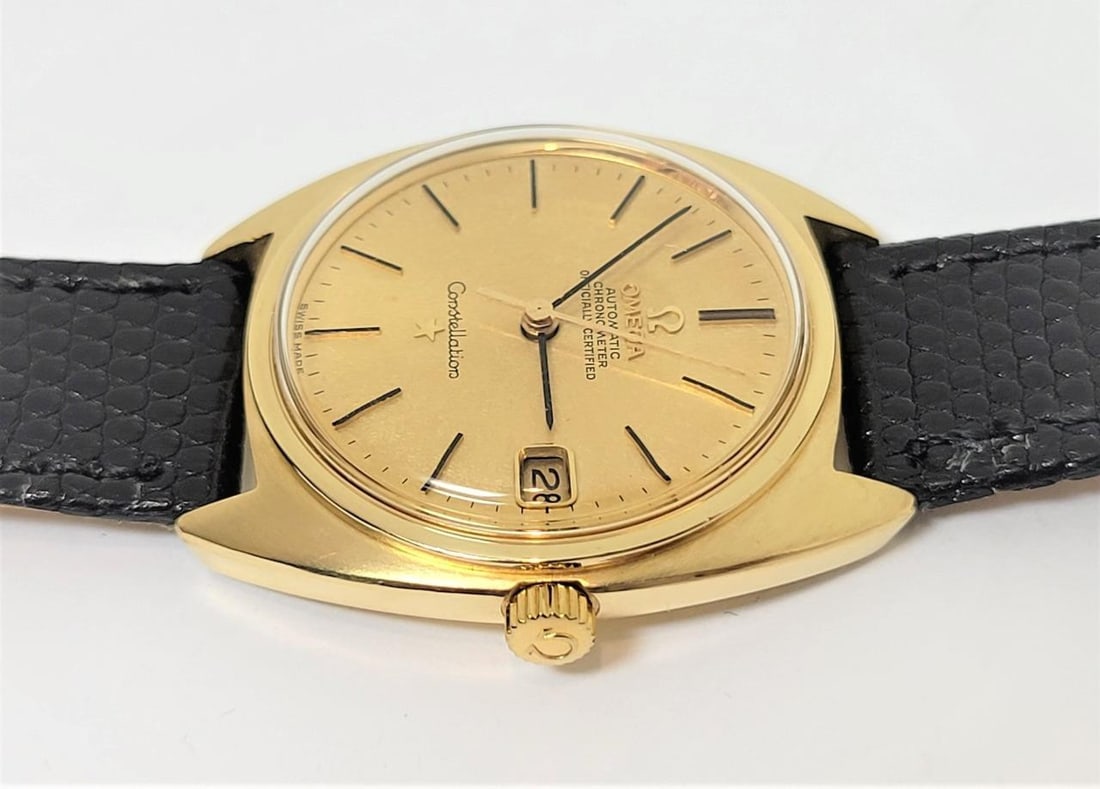 Vintage 18k OMEGA CONSTELLATION CHRONOMETER Automatic Watch 1966 Cal 561* EXLNT - 13
