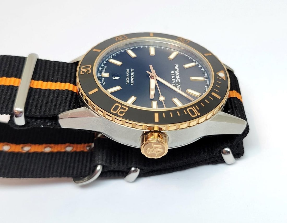 S/Steel Mens RAYMOND WEIL Freelancer Dark Gray Dial Watch Ref 2775* EXLNT - 7