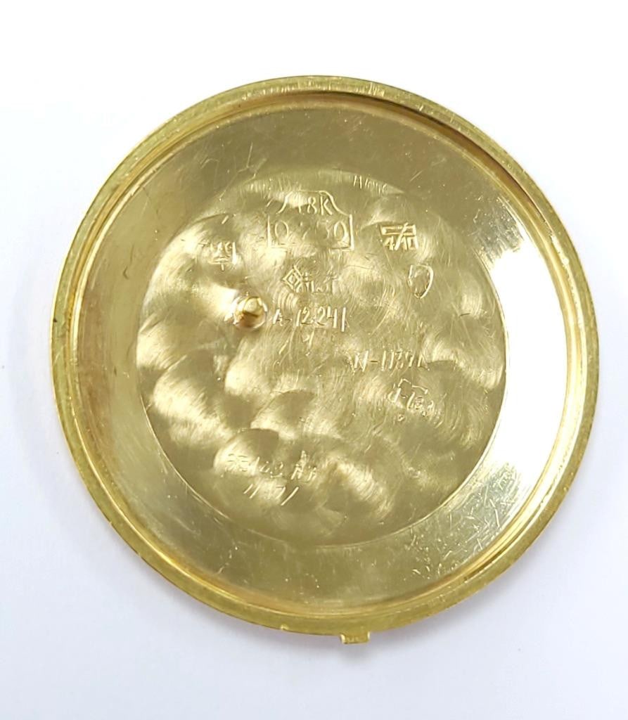 Vintage 18K JAEGER-LeCOULTRE Winding MEMOVOX Alarm Watch c.1950s Cal 489 EXLNT - 8