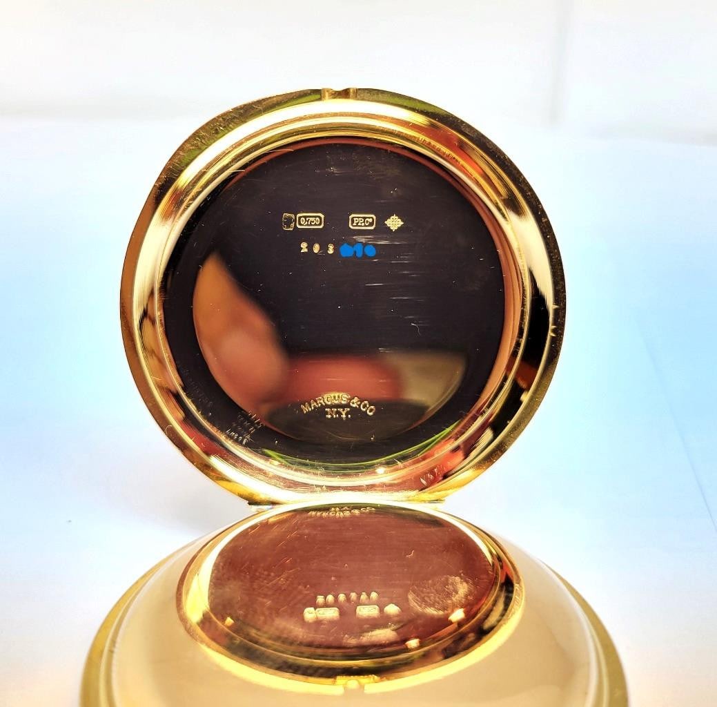 Antique 18K Gold MARCUS & Co by PATEK PHILIPPE Pocket watch c.1890* 50 mm* EXLNT - 7