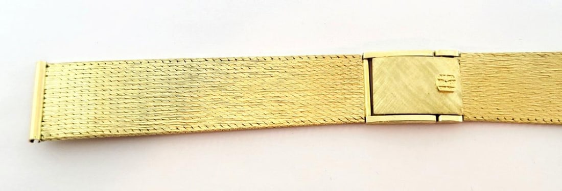NOS SOLID 14k Yellow GOLD Watch Bracelet to fit 18 mm Logs* EXLNT 34.6 grams - 2