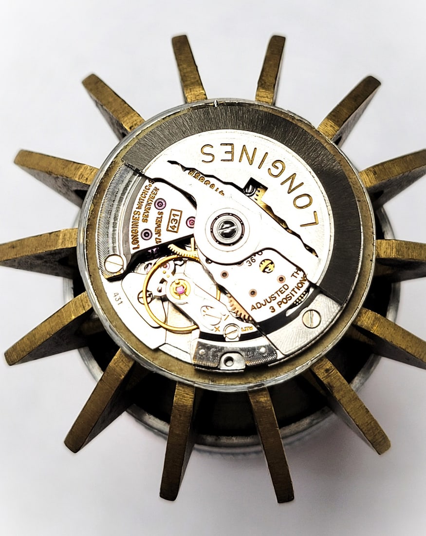 Vintage Solid 14k LONGINES ULTRA-CHRON Automatic Watch 2892 Cal.431 c.1967 EXLNT - 11