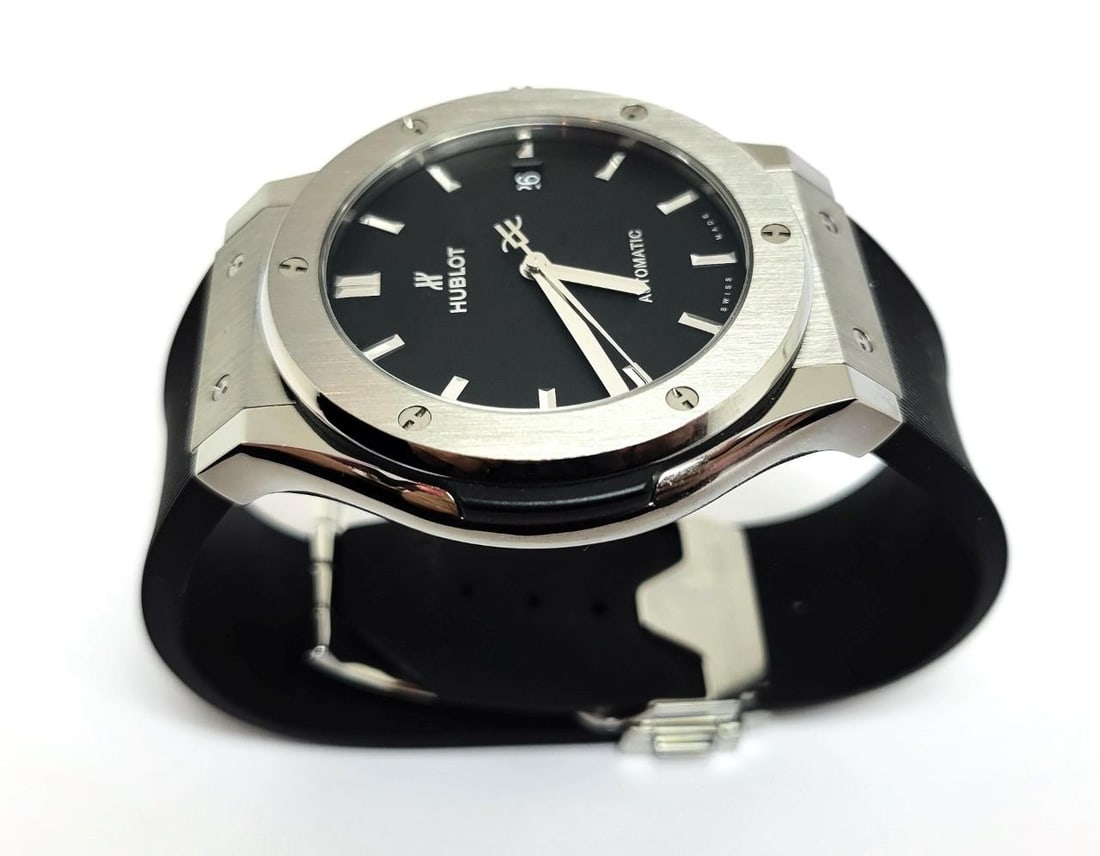 Mens Hublot Classic Fusion Titanium Watch 511.NX.1171.LR* EXLNT - 10