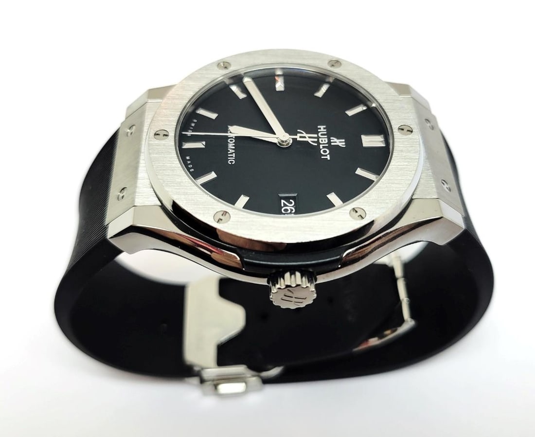 Mens Hublot Classic Fusion Titanium Watch 511.NX.1171.LR* EXLNT - 4