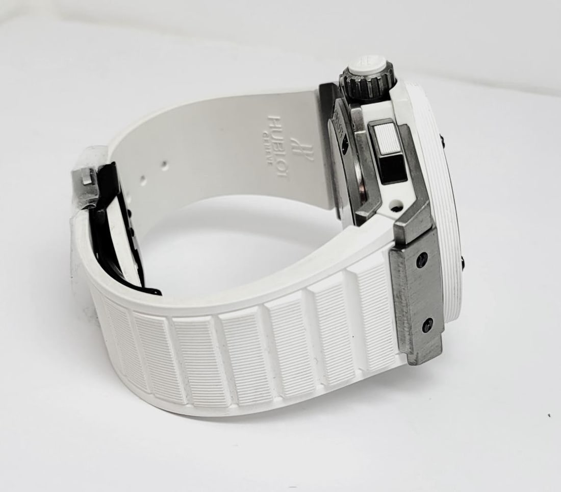 Mens White Hublot King Power Big Bang Titanium & Zirconium Watch 709.ZE.2110.RW - 3