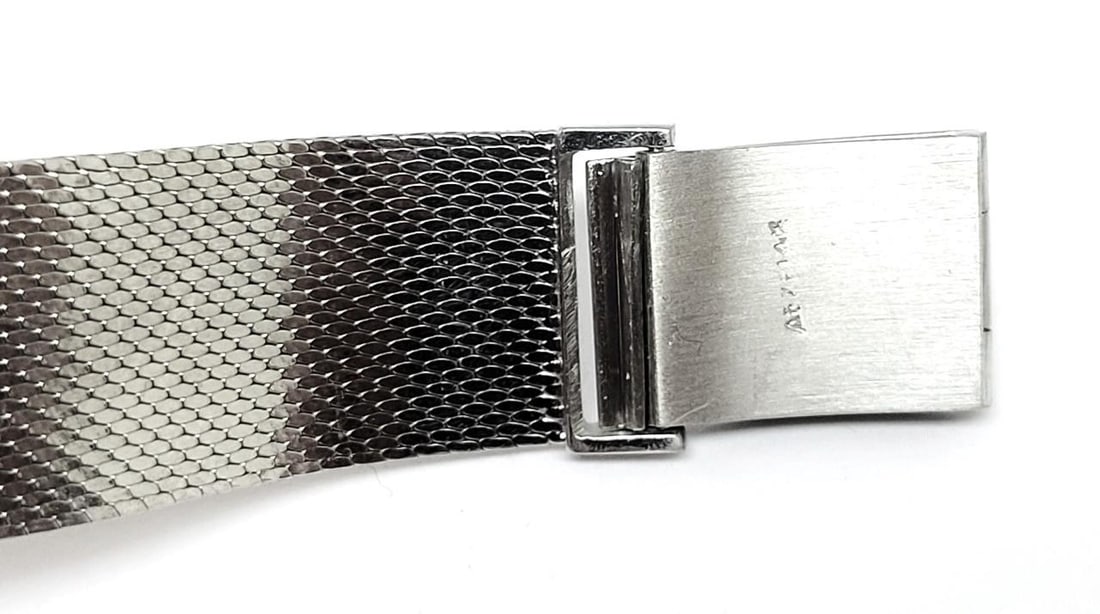 Vintage 14k White Gold LUCIEN PICCARD Ladies Winding Watch with Diamonds* EXLNT - 9