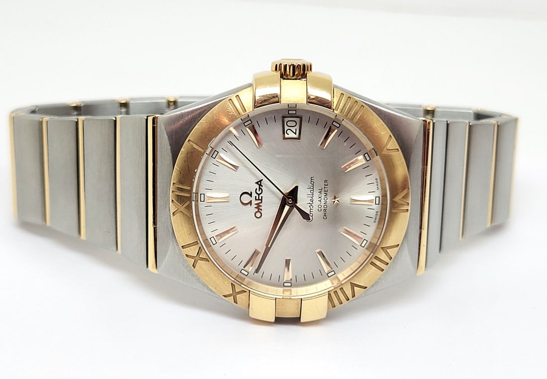 Men's S/Steel/18k OMEGA CONSTELLATION CO-AXIL Automatic Watch 123.20.35.20.02.001 - 12