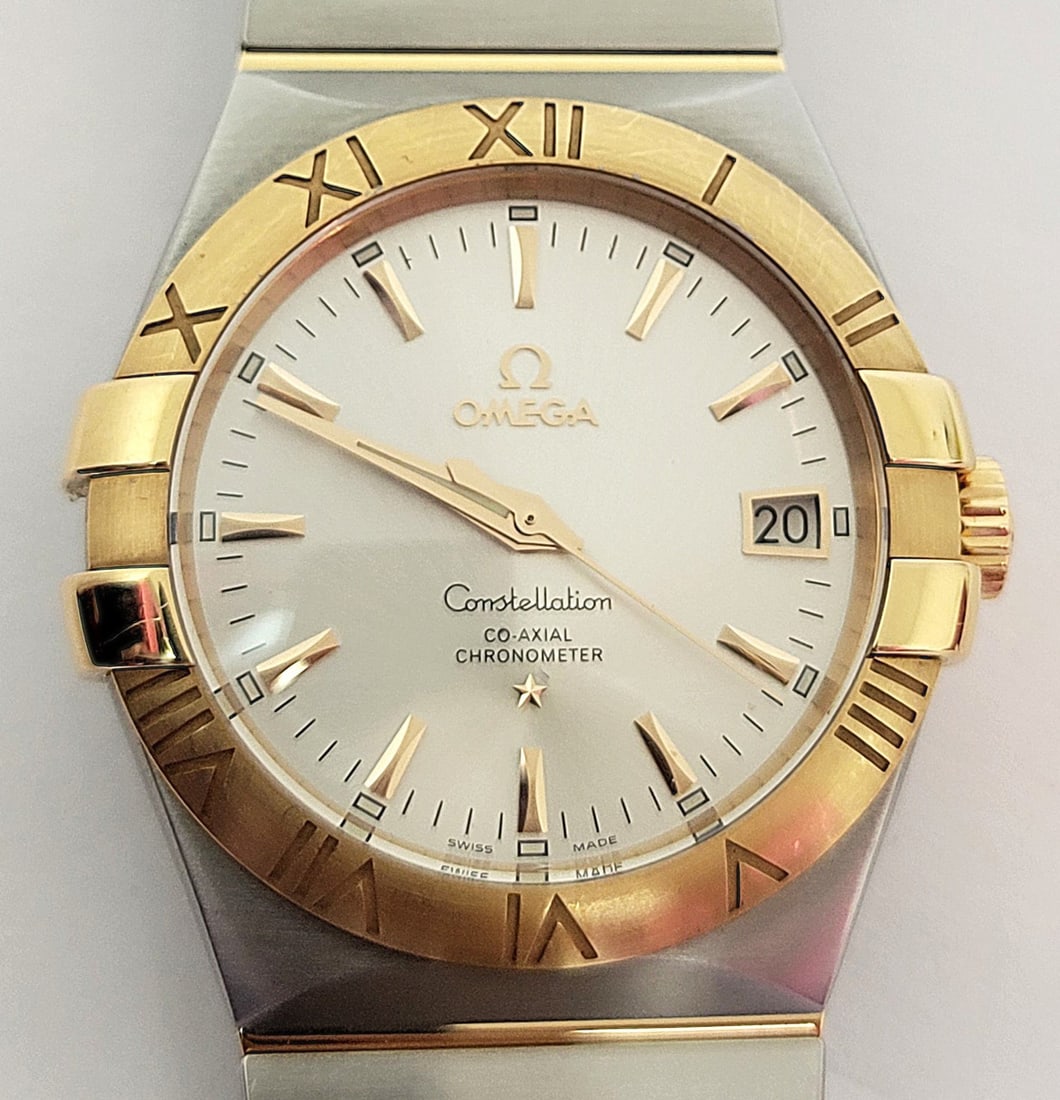 Men's S/Steel/18k OMEGA CONSTELLATION CO-AXIL Automatic Watch 123.20.35.20.02.001 - 2