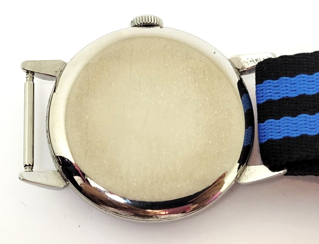 Vintage S/Steel IWC SHAFFHAUSEN Winding Watch 1950s Cal 88* CLAWS Logs* EXLNT - 9