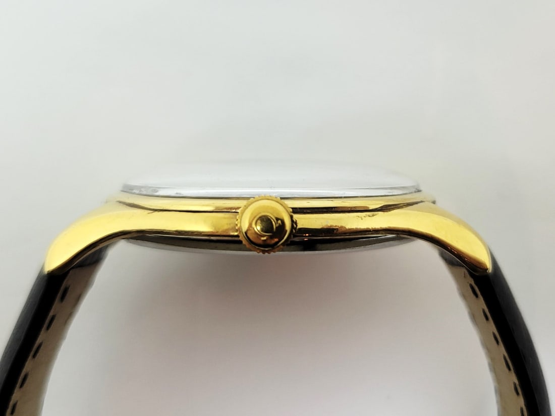 Vintage 18K GP OMEGA Men's Winding 2505-7 Watch c.1952 Cal.266 * GOOD JUMBO - 6