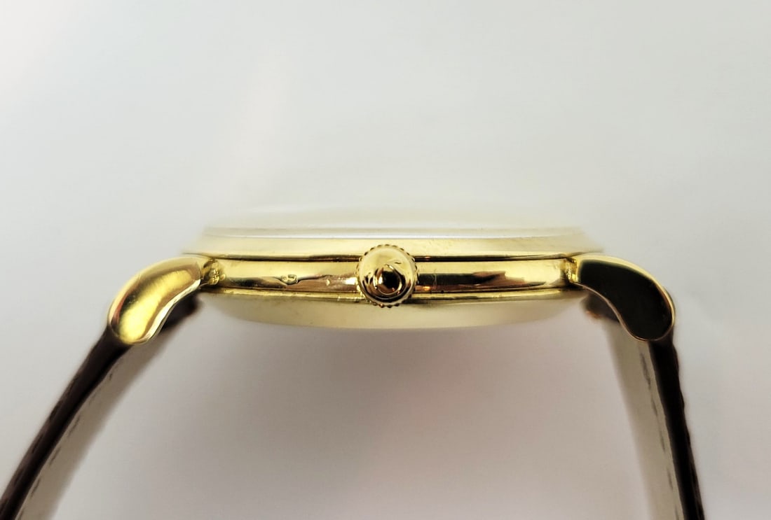 Solid 18k OMEGA Men's AUTOMATIC Watch* Cal 28.10.RA.SC.PC c.1944* EXLNT SERVICED - 5