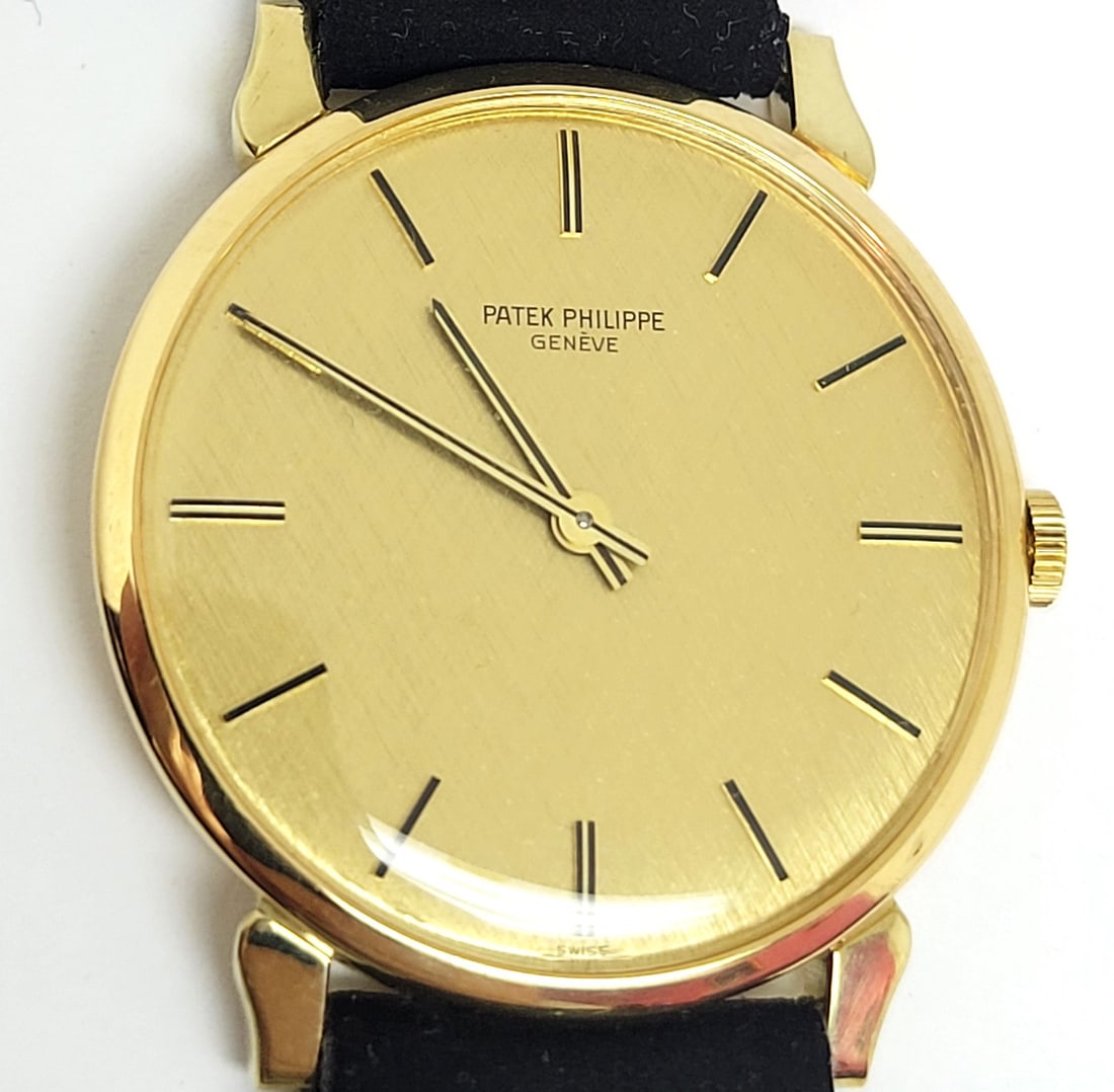 Vintage 18k PATEK PHILIPPE Men's Calatrava Winding Watch Ref 3562 1* RARE* EXLNT - 8