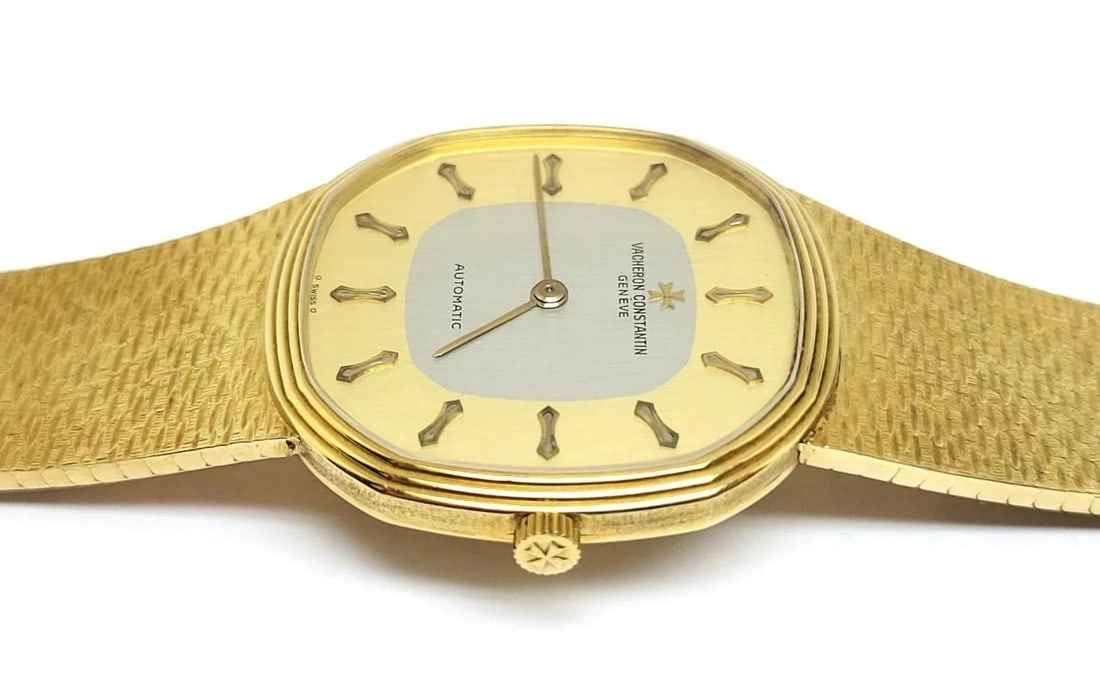 Vintage Solid 18k Yellow Gold VACHERON CONSATNTIN Automatic Watch 43024* RARE - 8
