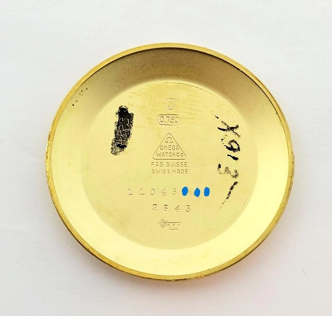 Solid 18k OMEGA Mens AUTOMATIC Watch* Cal 351 Ref 2643 c.1950* SERVICED* EXLNT - 11