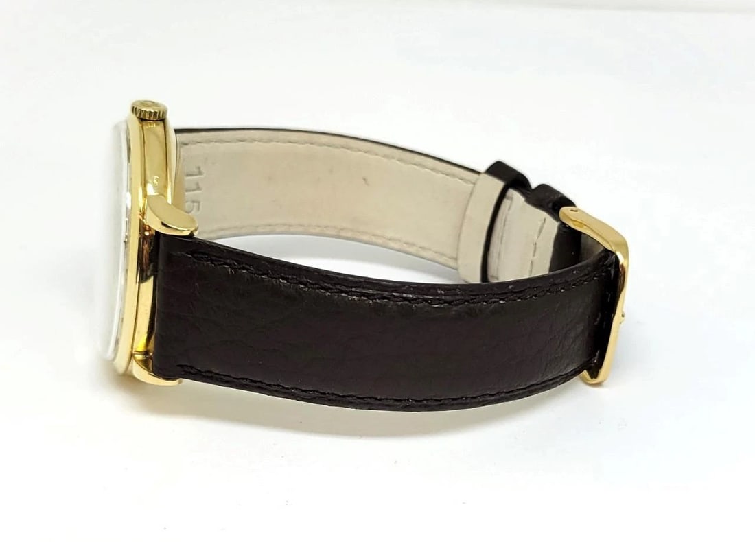 Solid 18k OMEGA Mens AUTOMATIC Watch* Cal 351 Ref 2643 c.1950* SERVICED* EXLNT - 4