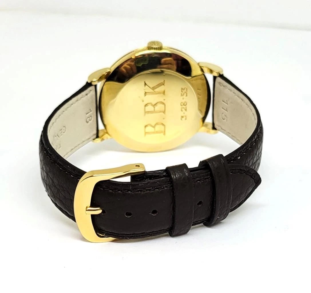 Solid 18k OMEGA Mens AUTOMATIC Watch* Cal 351 Ref 2643 c.1950* SERVICED* EXLNT - 5