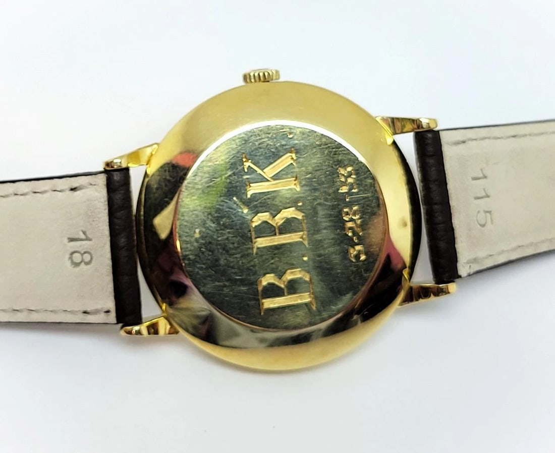 Solid 18k OMEGA Mens AUTOMATIC Watch* Cal 351 Ref 2643 c.1950* SERVICED* EXLNT - 9