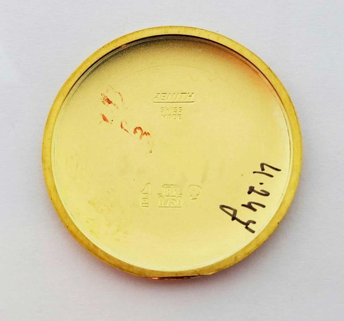 Vintage 18k Rose Gold ZENITH Automatic Watch Cal 2542PC c.1960s* EXLNT SERVICED - 13