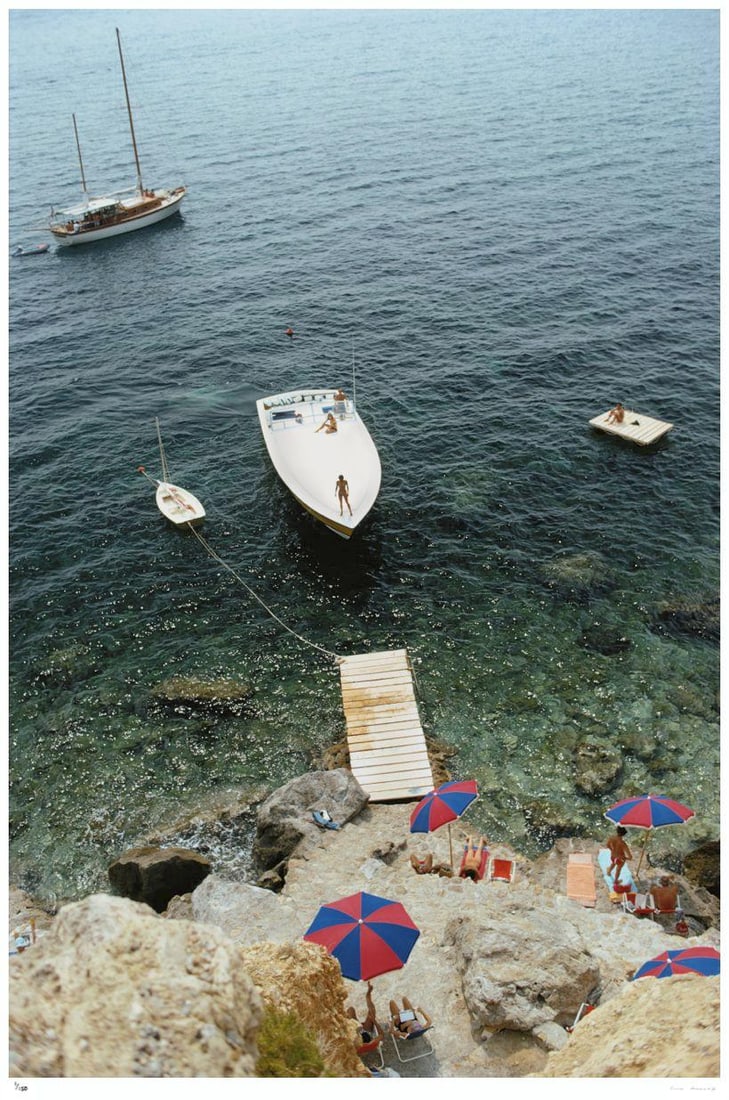 Porto Ercole 1973 - Slim Aarons Estate Stamped: 1973 (printed later) - 18