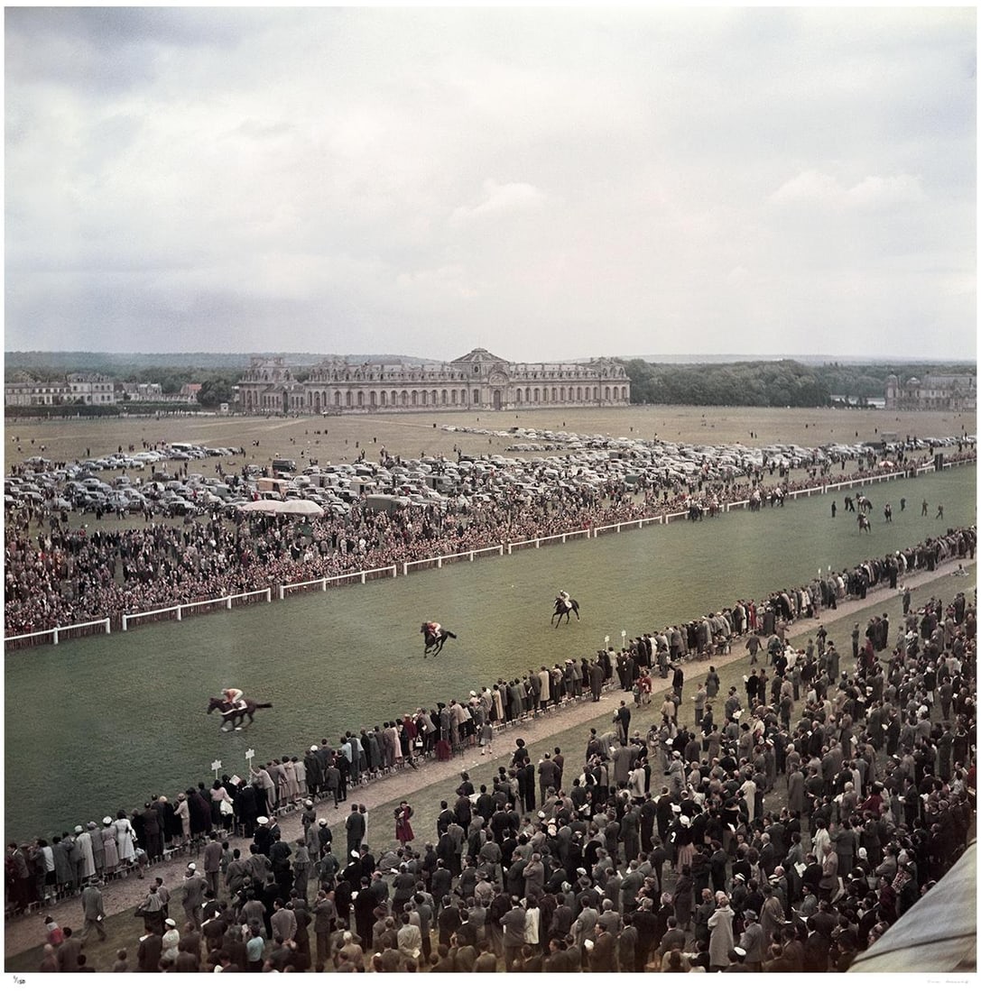 Chantilly Racecourse 1956 - Slim Aarons Estate Stamped: 1956 (printed later) - 18