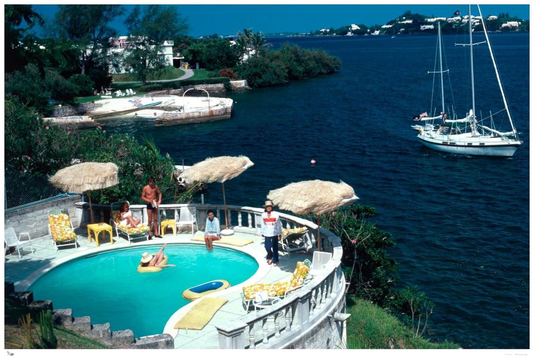 Bermuda Idyll 1977 - Slim Aarons Estate Stamped: 1977 (printed later) - 7