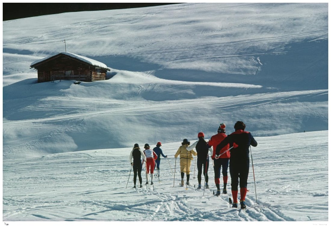 Skiers in Lech 1979 - Slim Aarons Estate Stamped: 1979 (printed later) - 18