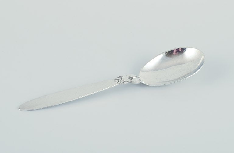 Georg Jensen Cactus. Small serving spoon in sterling silver.: Title:Georg Jensen Cactus. Small serving spoon in sterling silver. Description:Georg Jensen Cactus. Small serving spoon in sterling silver. Hallmarked 1945-1951. In perfect condition. Dimensions: Leng