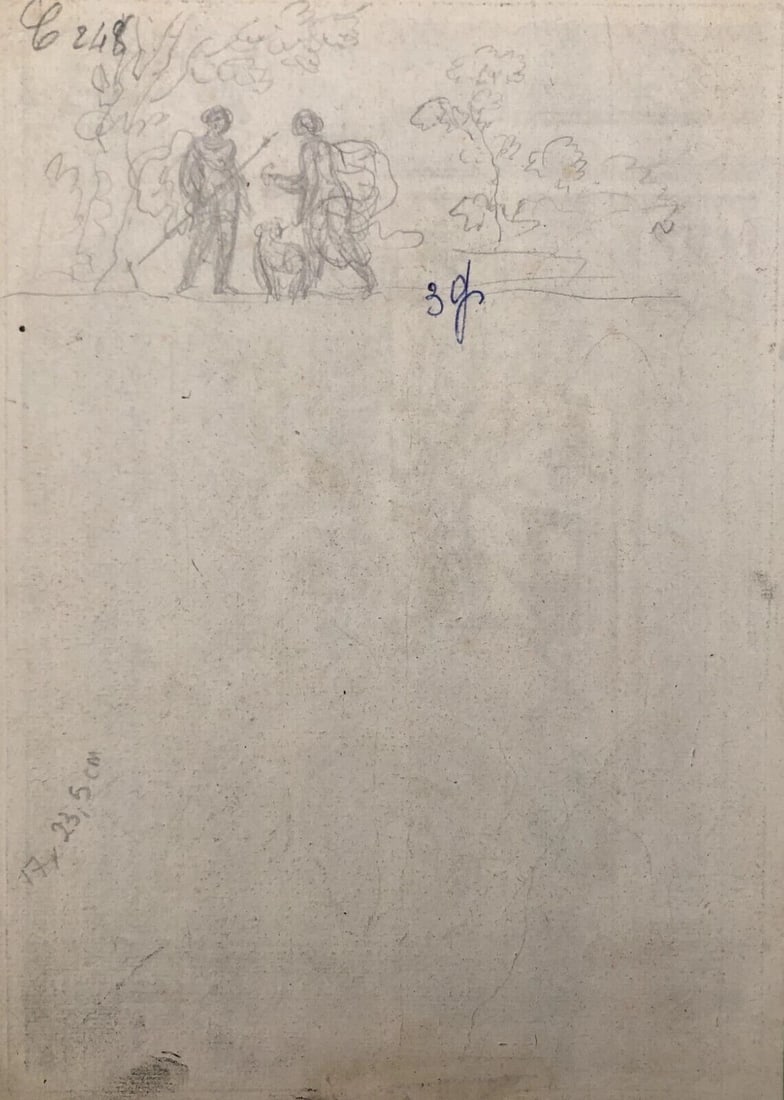 Antique Original Engraving Jean Le Pautre (1618–1682) Etching Architecture - 10