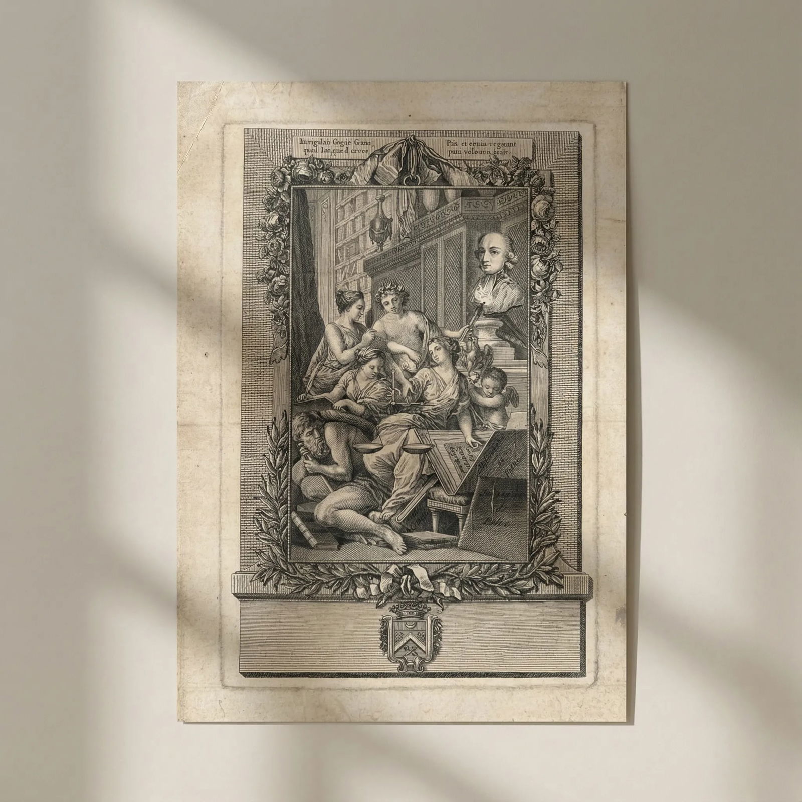 Etching Original Etching Charles-Nicolas Cochin History, Art, People