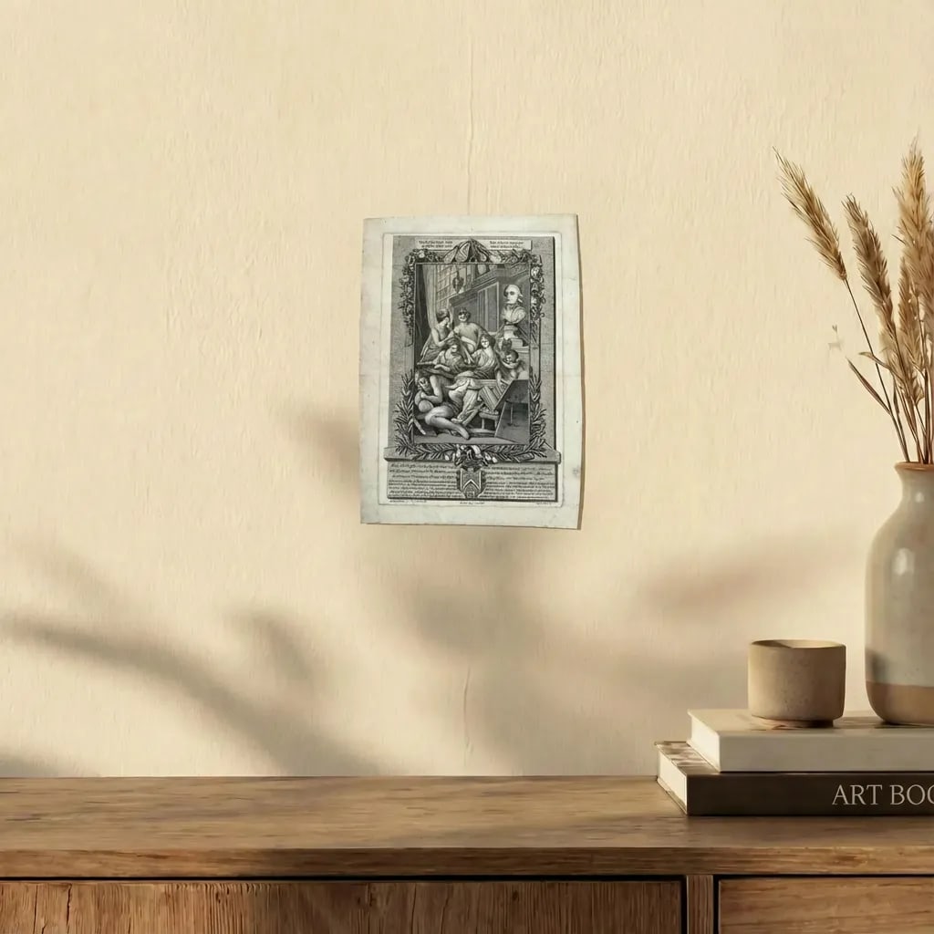 Etching Original Etching Charles-Nicolas Cochin History, Art, People - 3