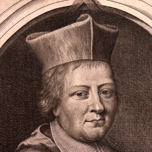 17th century Cardinal Cuesque - Etching Original Portrait 1686 - 5