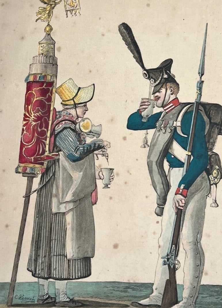 1869 Dragoon Uniform Jacquemin Charles Vernet Antique Etching Original - 4