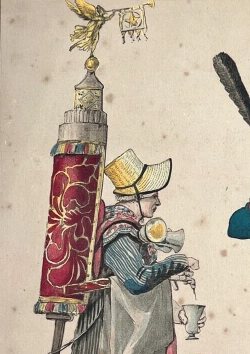 1869 Dragoon Uniform Jacquemin Charles Vernet Antique Etching Original - 7