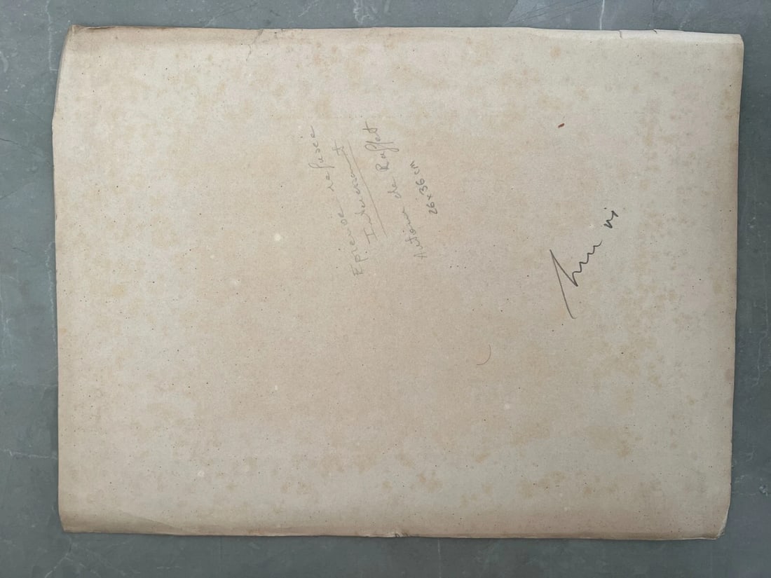 Antique Etching Original Man, Military, Dog, Landscape, House, Epreuve Refused - 10