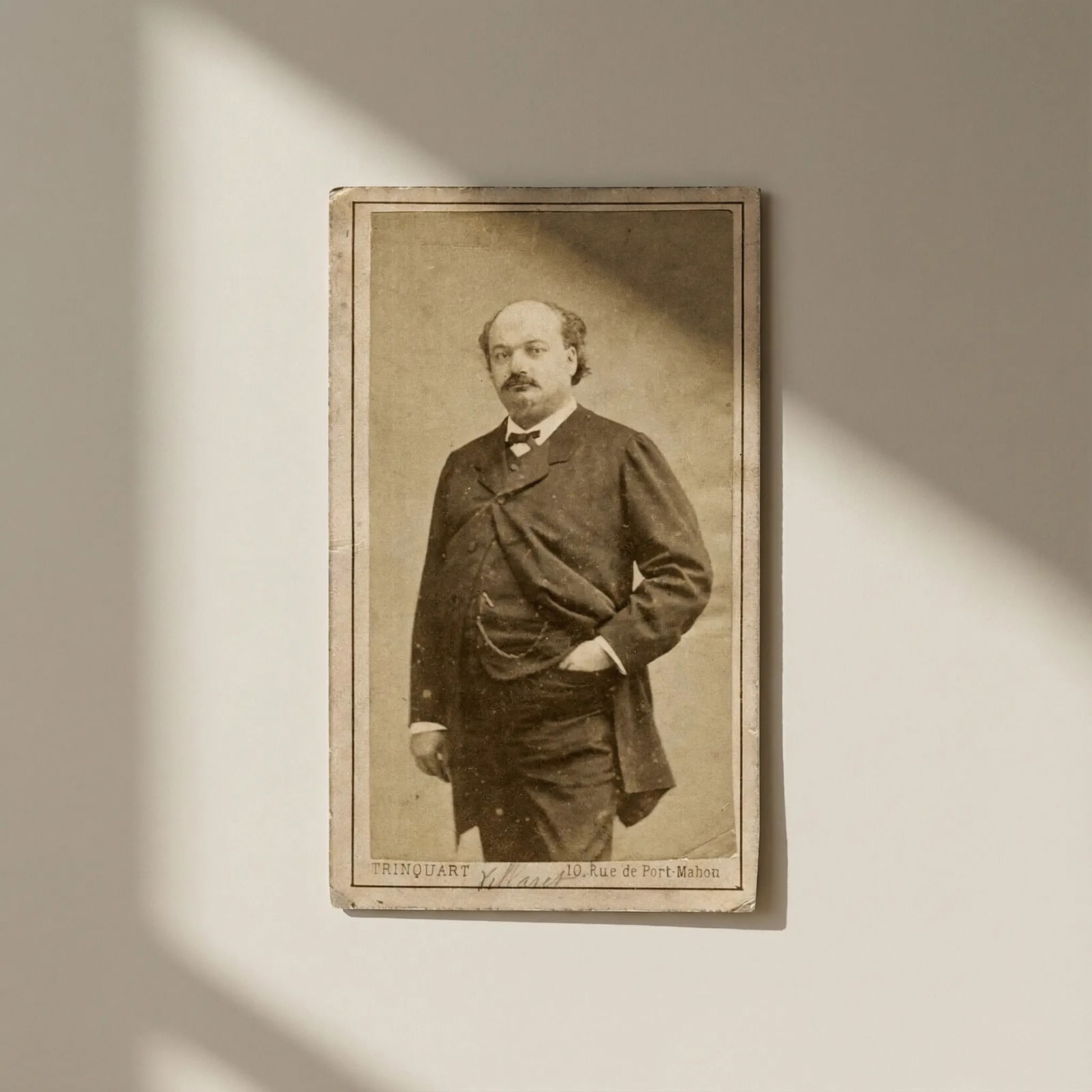 Antique CDV Photographs Trinquart, Paris, Pierre-François Villaret, Opera Singer