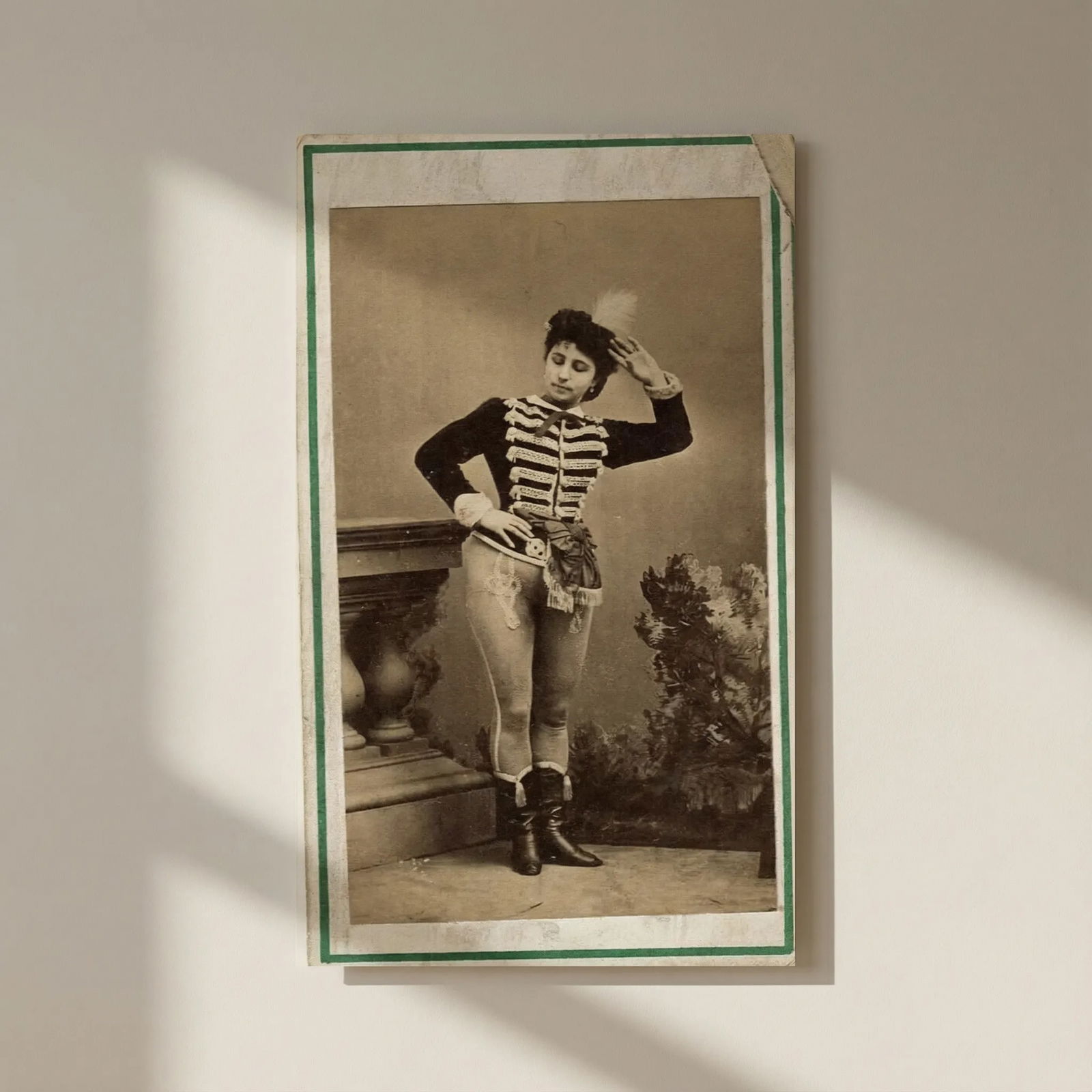 Antique CDV Albumen Photographs Carlotta Morando, Ballet Dancer