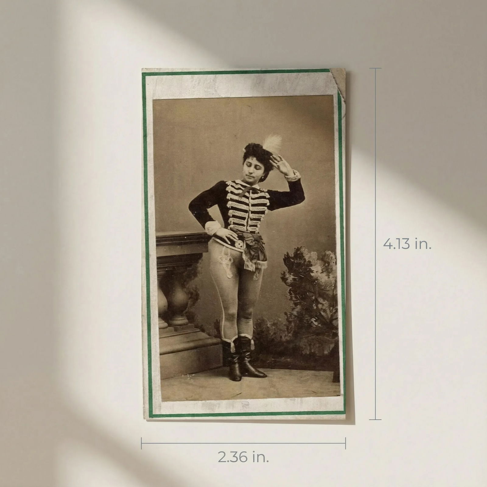 Antique CDV Albumen Photographs Carlotta Morando, Ballet Dancer - 2