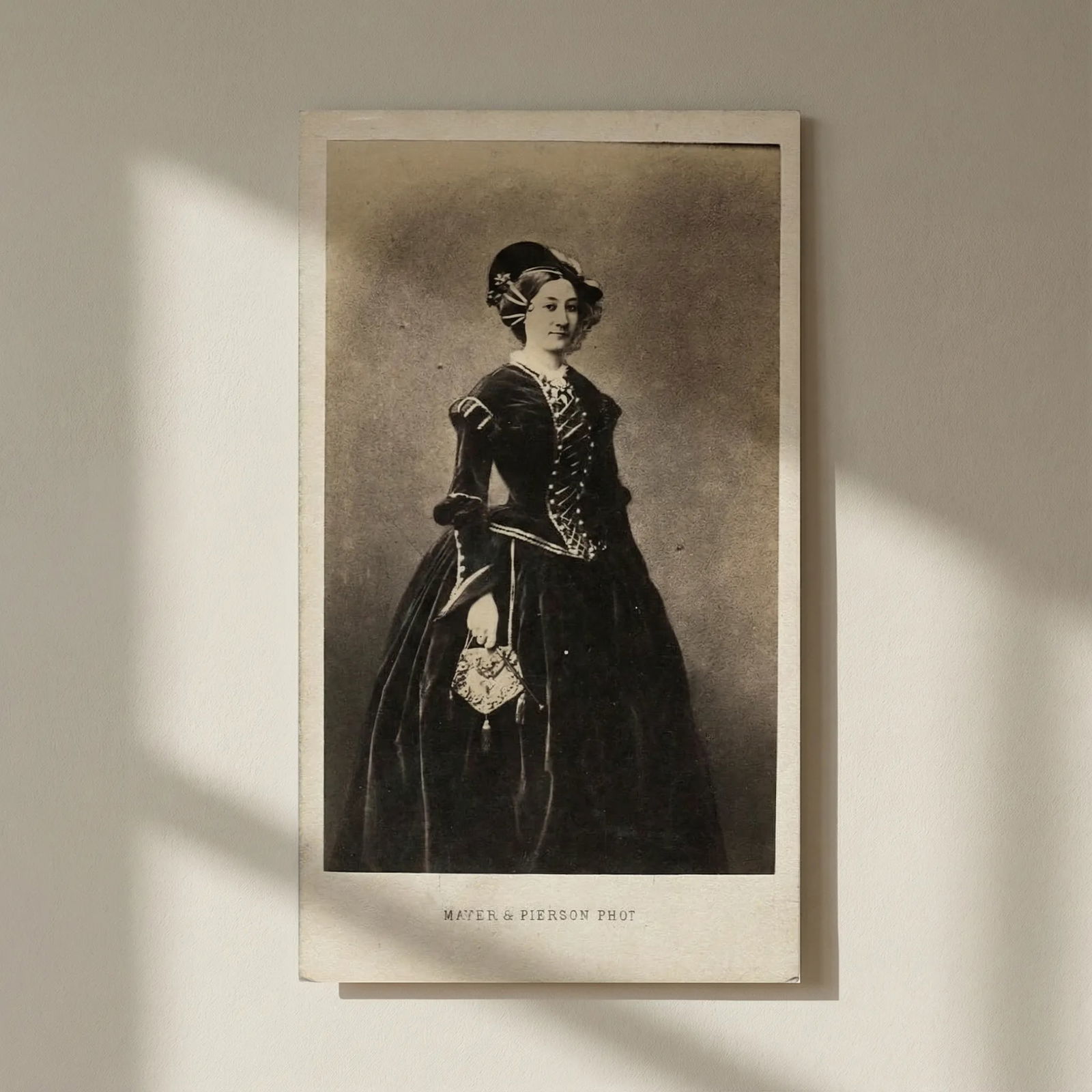 Antique CDV Photographs Italian Soprano, Bosio, Angiolina