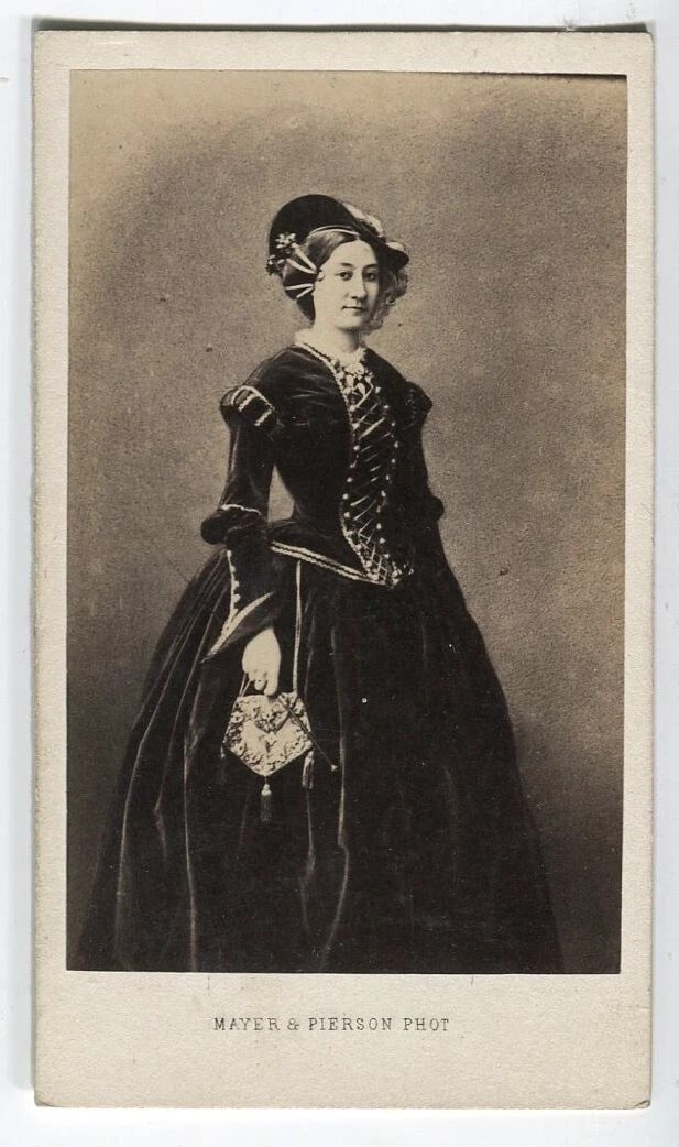 Antique CDV Photographs Italian Soprano, Bosio, Angiolina - 6