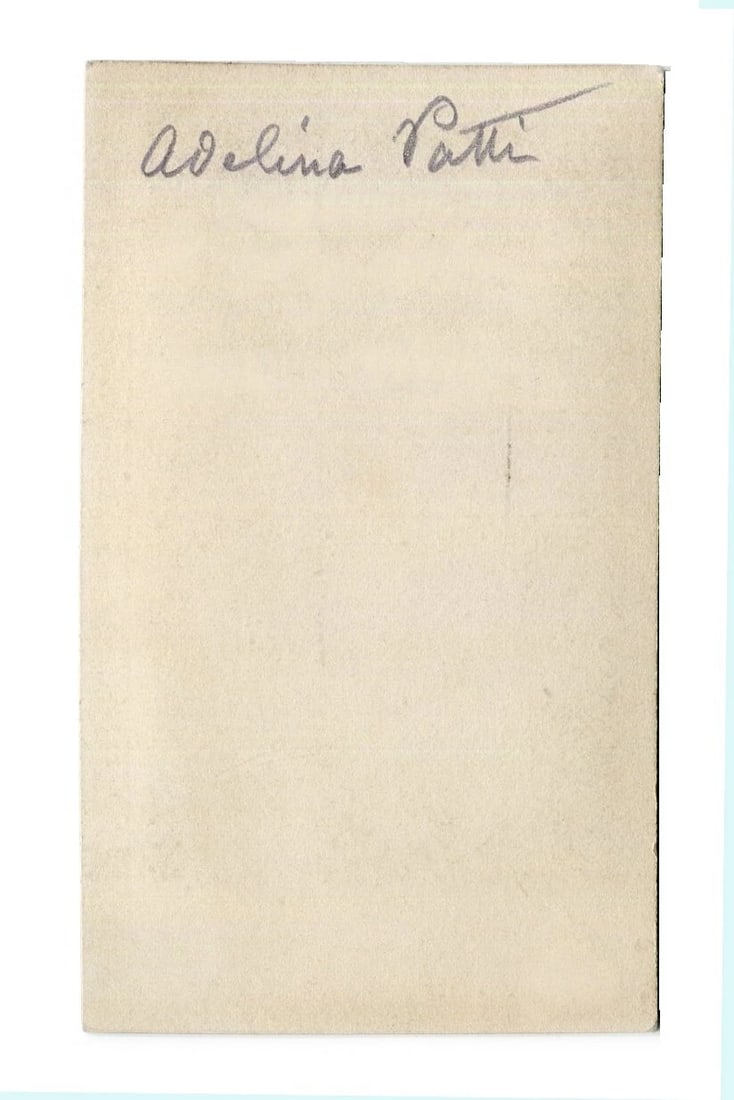 Antique CDV Original Photographs Adelina Patti Opera c. 1880 - 9