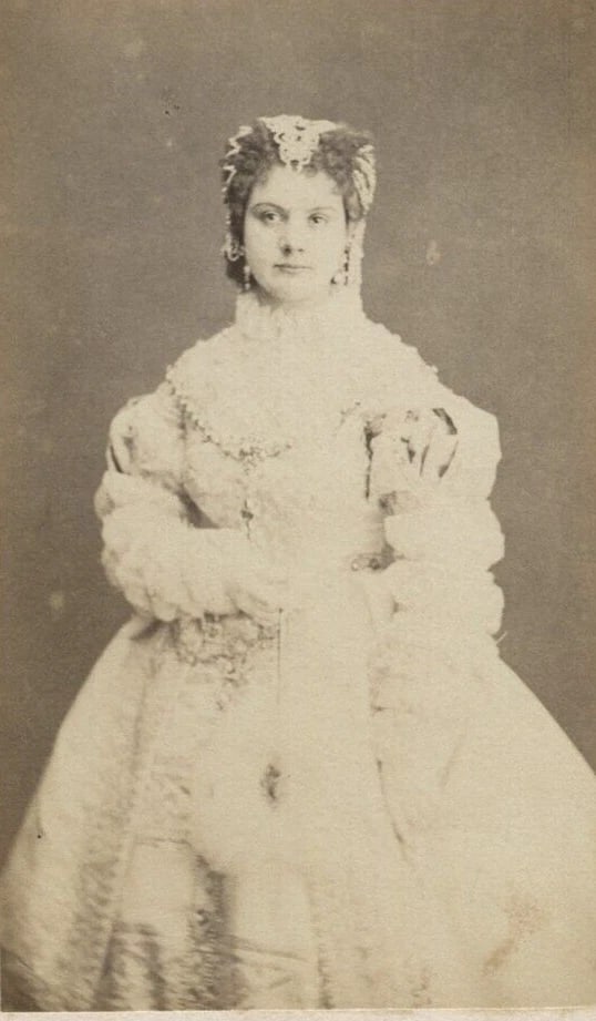 Antique CDV Original Photographs Numa Fils Alice Theric Opera - 3