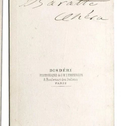 Antique CDV Photographs Disderi Maria Baratte Dancer - 9