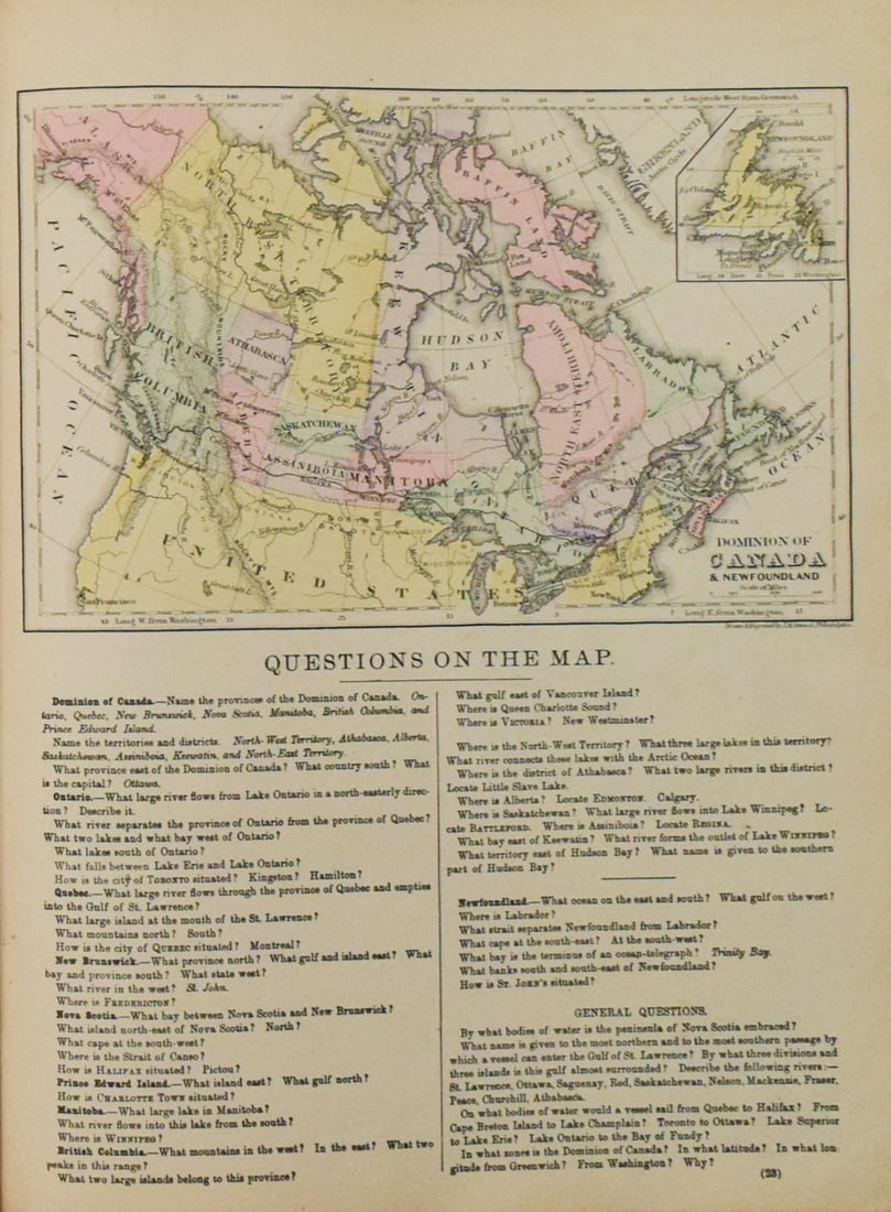 1891 Mitchell Map of Canada -- Dominion of Canada…: Title:1891 Mitchell Map of Canada -- Dominion of Canada…,li>Cartographer:S Mitchell Year/Place:1891, Philadelphia Map Dimension (in.):5.3 X 8.3 in. Description:This is an excellent map of Canada