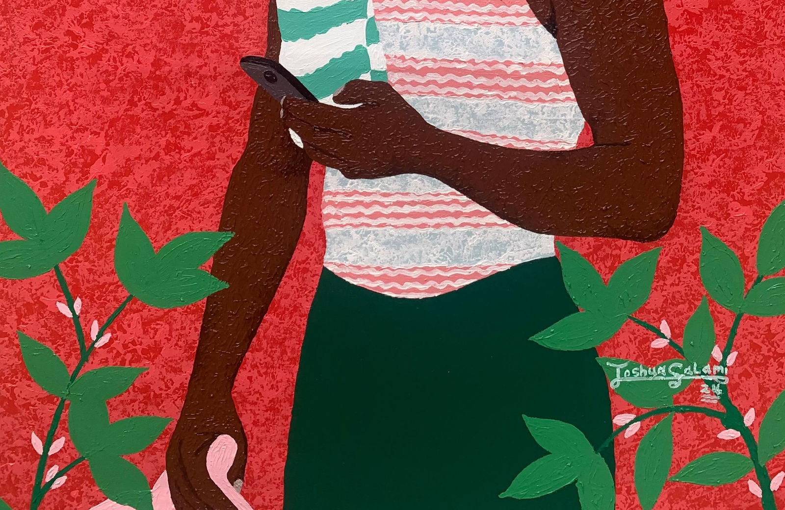 Joshua Salami, Catch Me While I Care - 21st Century, Contemporary, Figurative Portrait, Modern, 2024 - 10