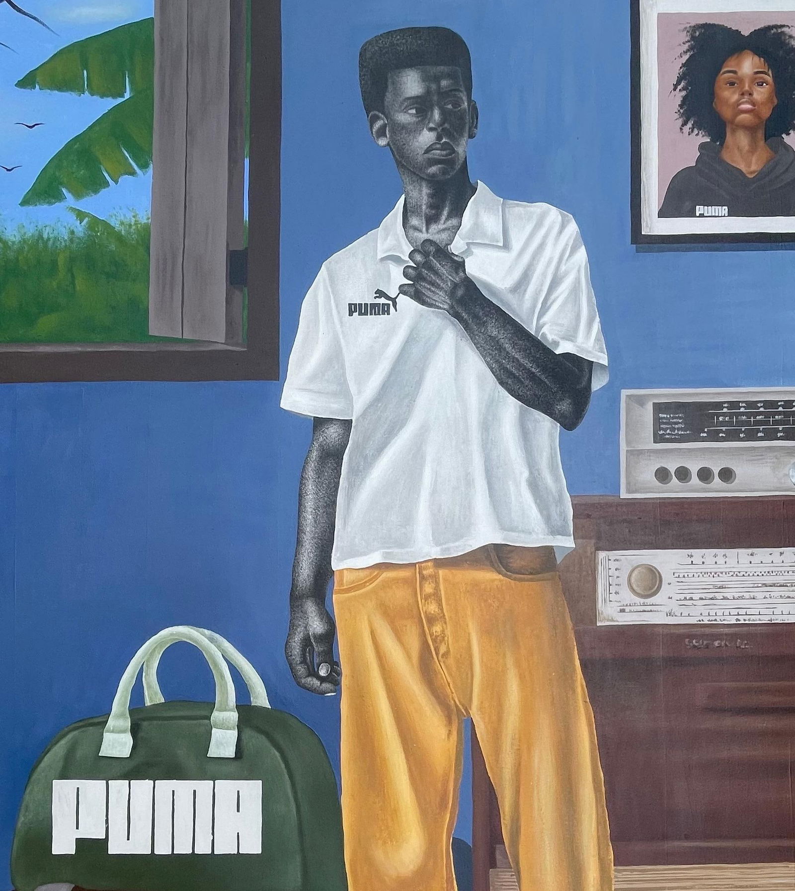 Alawaye Tope, La Voyageur (Traveler 1) - 21st Century, Contemporary, Figurative, Modern, Men, 2024 - 9