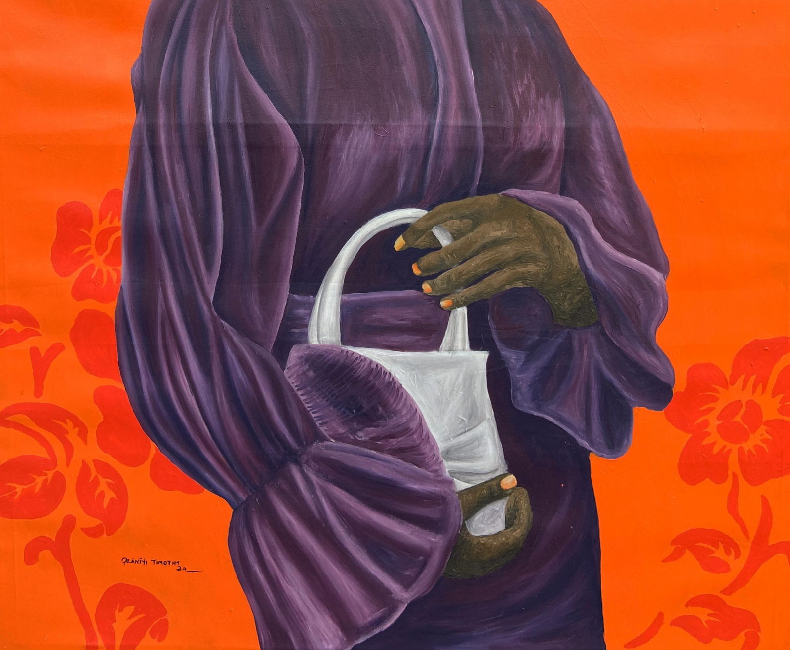 Olaniyi Timothy, Her Innocence - 21st Century Contemporary, Figurative, Portrait, Women, Modern, - 3