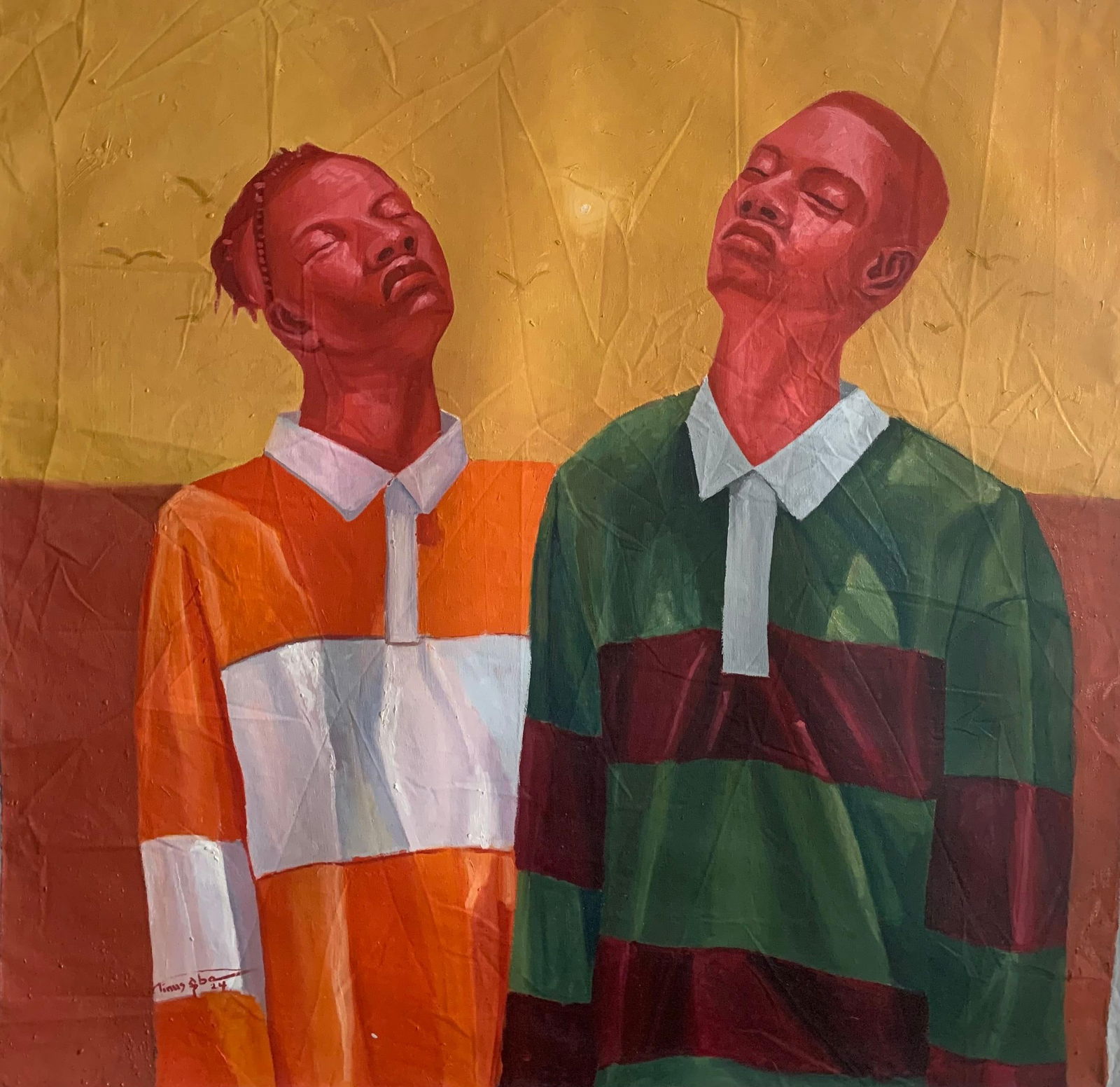 Aba Linus, Breath of Life - 21st Century. Contemporary, Figurative, Portrait, Modern, Men, 2024 - 10